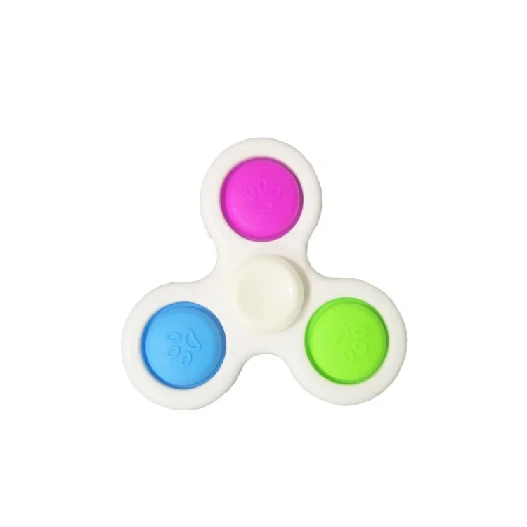 New Fidget Spinner Simple Dimple Novelty Finger Spinner Toys Fidget Flip Sensory Office Desk Toys Stress Release