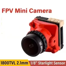 

1800TVL FPV Camera 5MP 2.1mm 1/3 coms Sensor 3DNR 5V-40V Day/ Night Mode NTSC/PAL with OSD for RC FPV Racing Drone DIY Parts