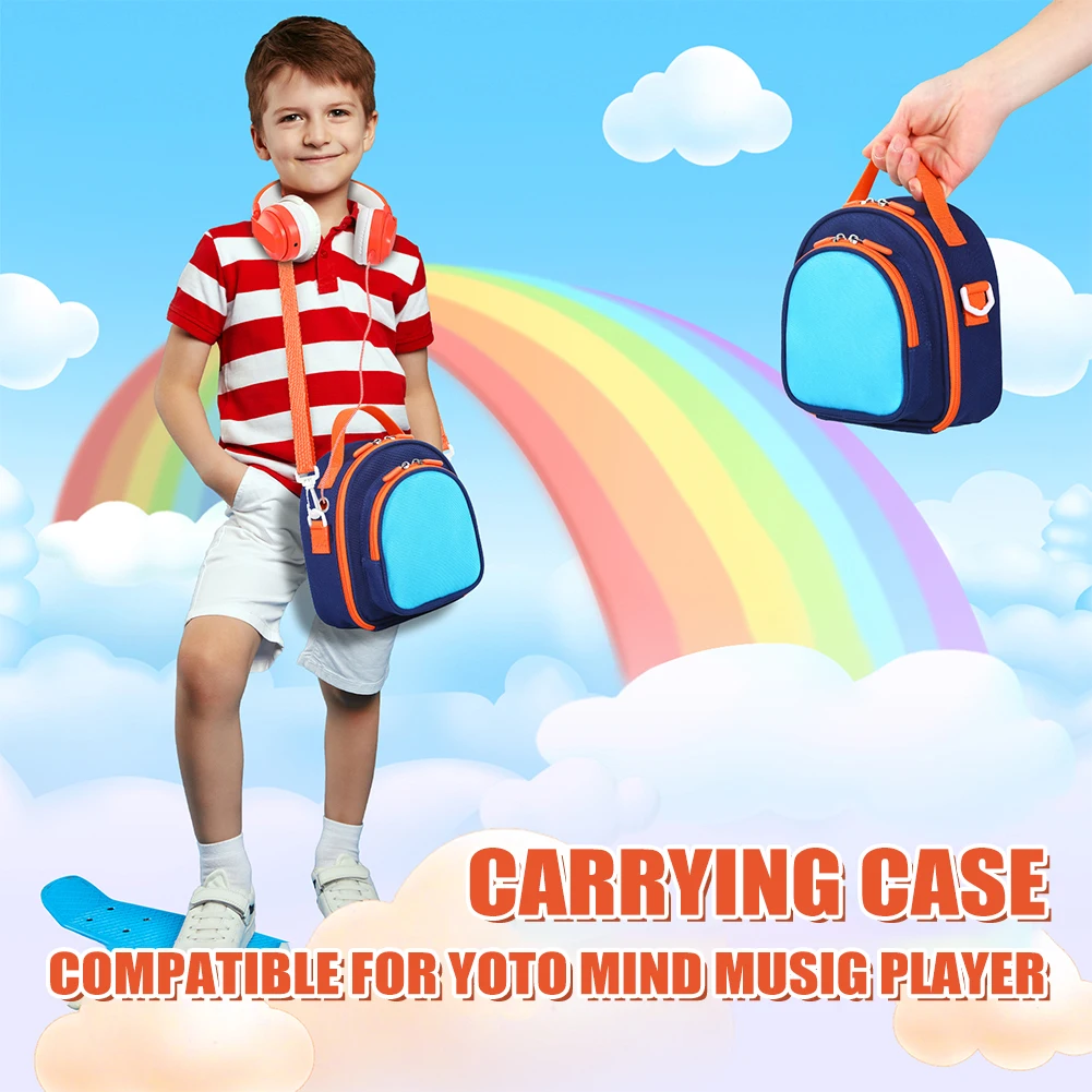 Étui de transport pour Yoto Mini (édition 2024), sac de rangement de voyage avec bandoulière pour lecteur de musique Audio et accessoires pour écouteurs