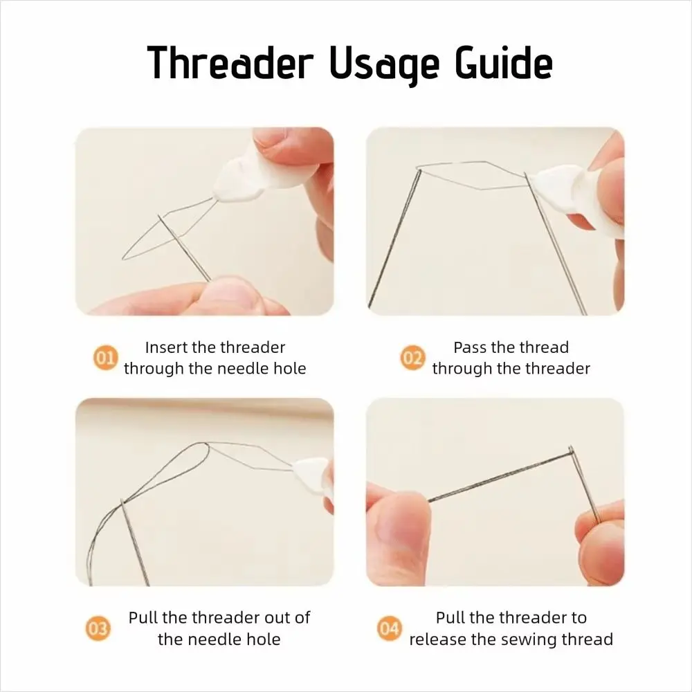 

Portable DIY Sewing Box Set Hand Sewing Needles Magnetic Needle Thread Box Double Layer Thimble Hand Sewing Tool Kit
