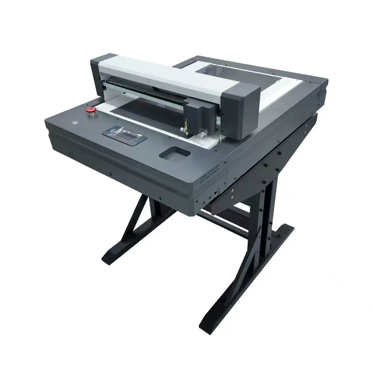 Dual Heads Creasing And Cutting Vacuum Suction Plotter Label Sticker Packaging Small Box Mini Flatbed Cutter