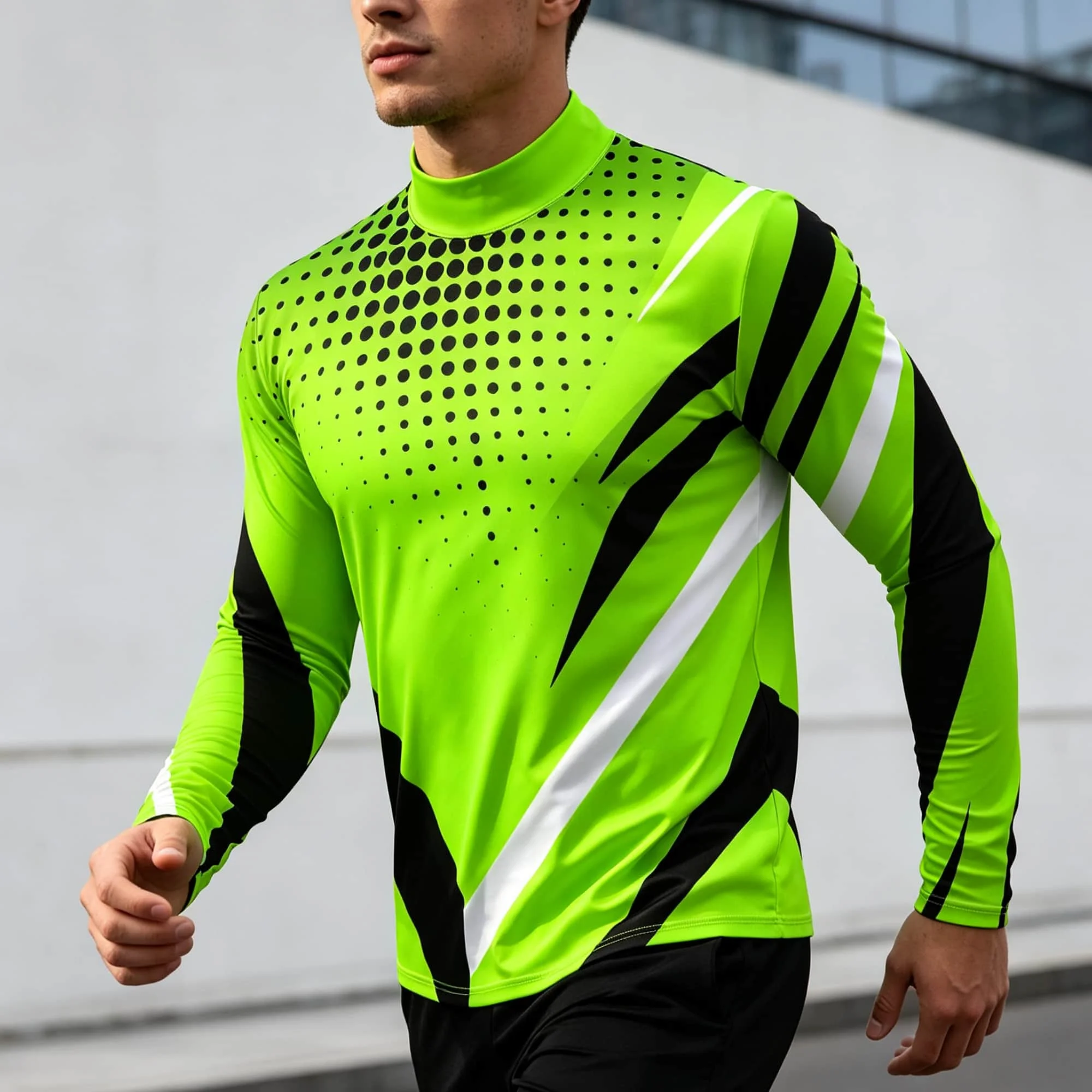 Casual Loose Fit Men’s Long Sleeve Sports T‑shirt Breathable Comfortable Fashionable Top For Daily Casual Wear Outdoor In Autumn
