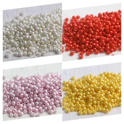 2/3/4mm High Protection Pearl Powder Solid Color Glass Rice Beads Handmade DIY Loose Bead Bracelet Necklace 10g
