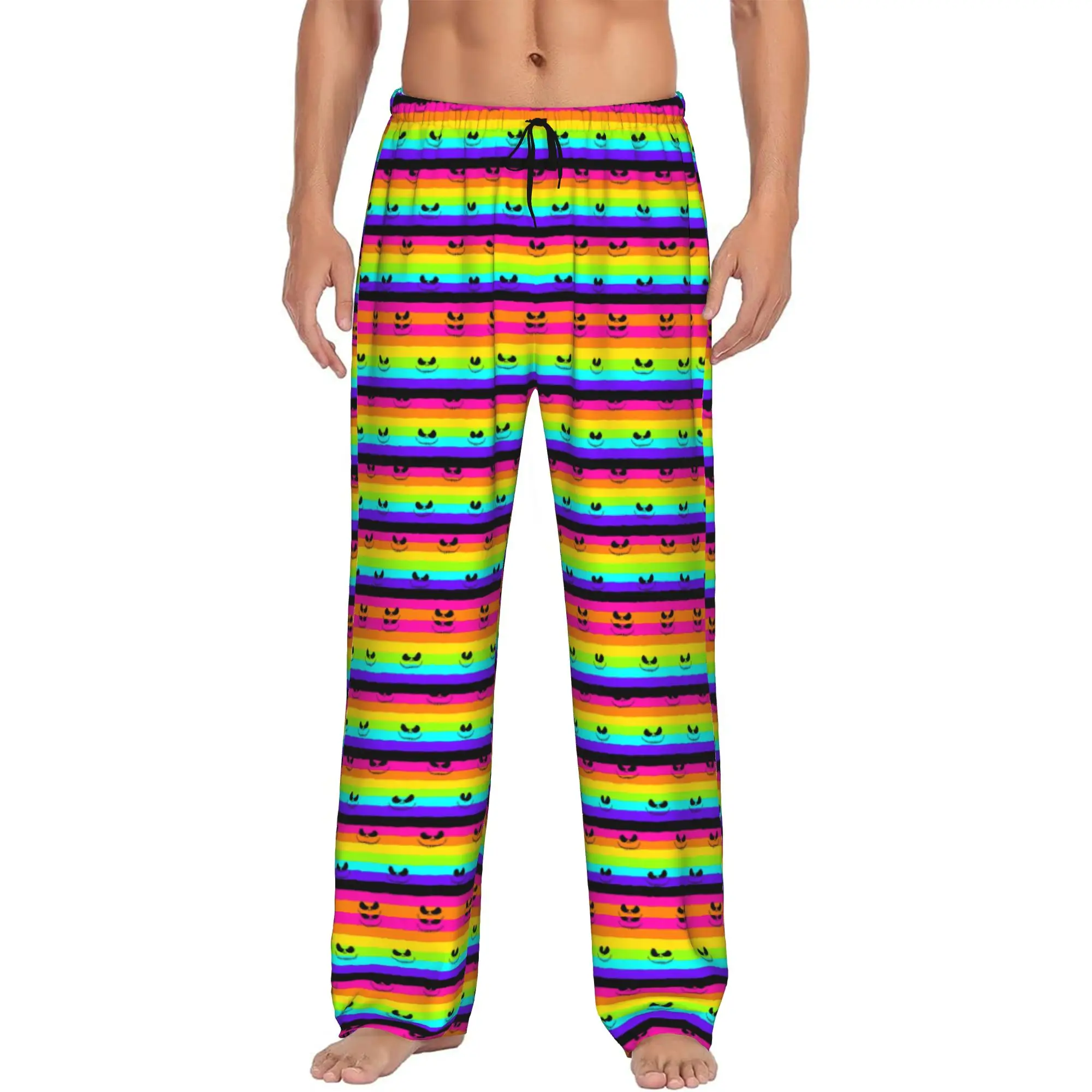 

Custom Print Men Jack Anime S-Skellingtones Pajama Pants Sleepwear Sleep Lounge Bottoms with Pockets