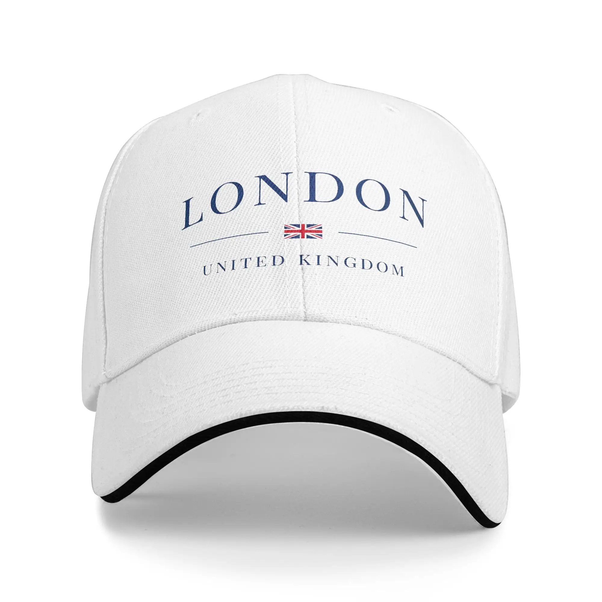 Simple London United Kingdom Casual Baseball Cap Summer  Trucker Hat Sun-Proof Hip Hop Hats Female Male Fashion Baseball Caps