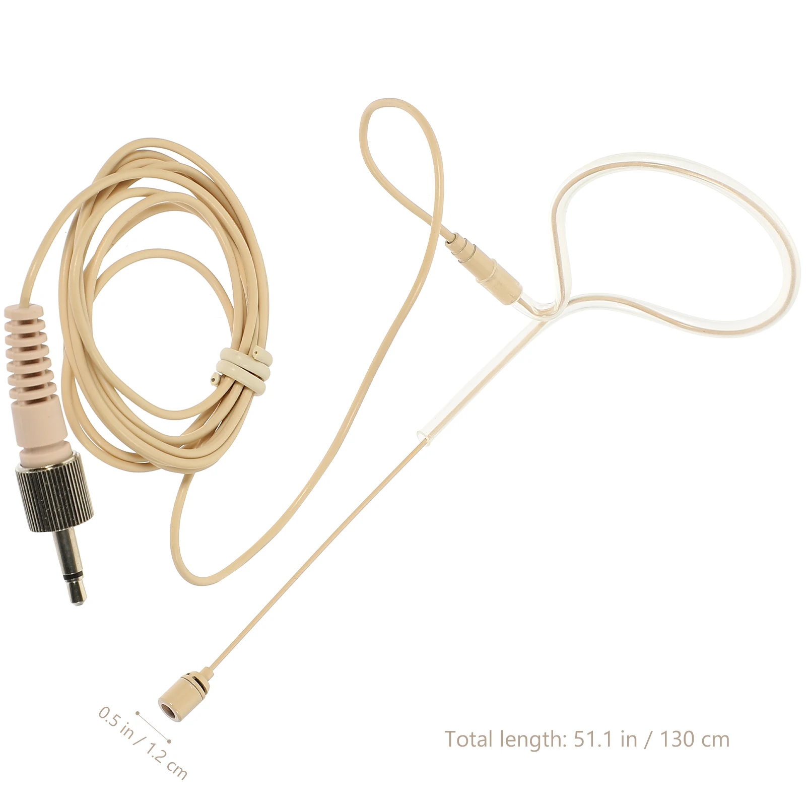 

Ear-hanging Microphone Over-ear Headworn Single Mic for Teacher Classroom Lightweight Clear Sound High Sensitivity for Speaker