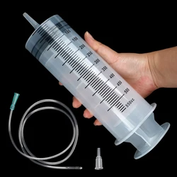 Large Cpacity Animals Feeding Syringe Reusable Pump Measuring Suction Injector for Oil Fluid Water Seringa Seringue 60ml-500ml