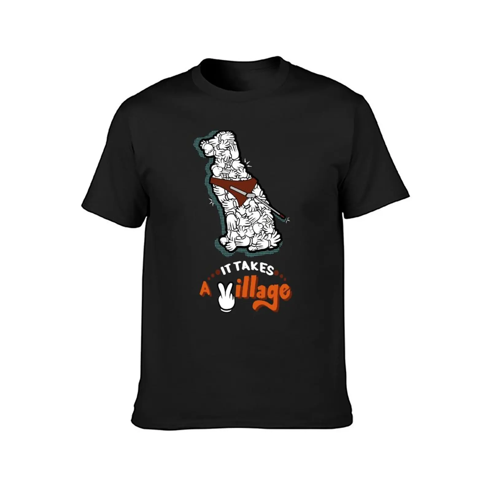 It takes a Village T-Shirt blanks man clothes vintage clothes plus sizes big and tall t shirts for men