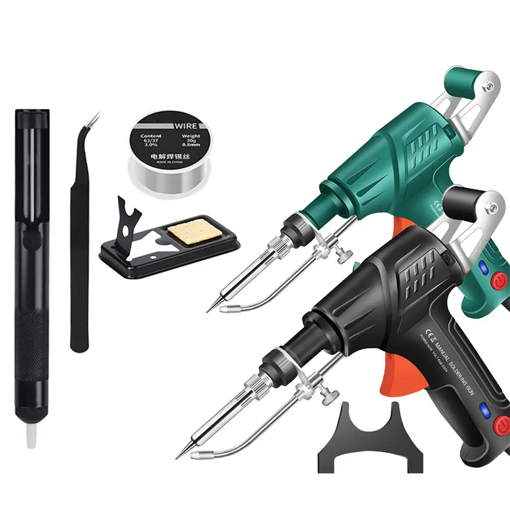 

Multi-Function Soldering Iron Soldering Gun Set Hand-Held Iron Welder 110V/220V Internally Heated Industrial Laser Welding Tools