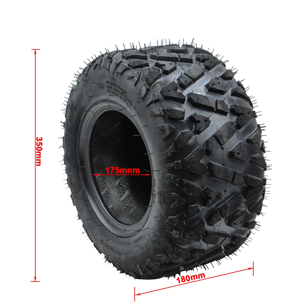 7-inch 16X8-7 all terrain vehicle tire with wheel hub 16X8.00-7 16 * 8-7 highway tire off-road tire wear-resistant wheel hub tir