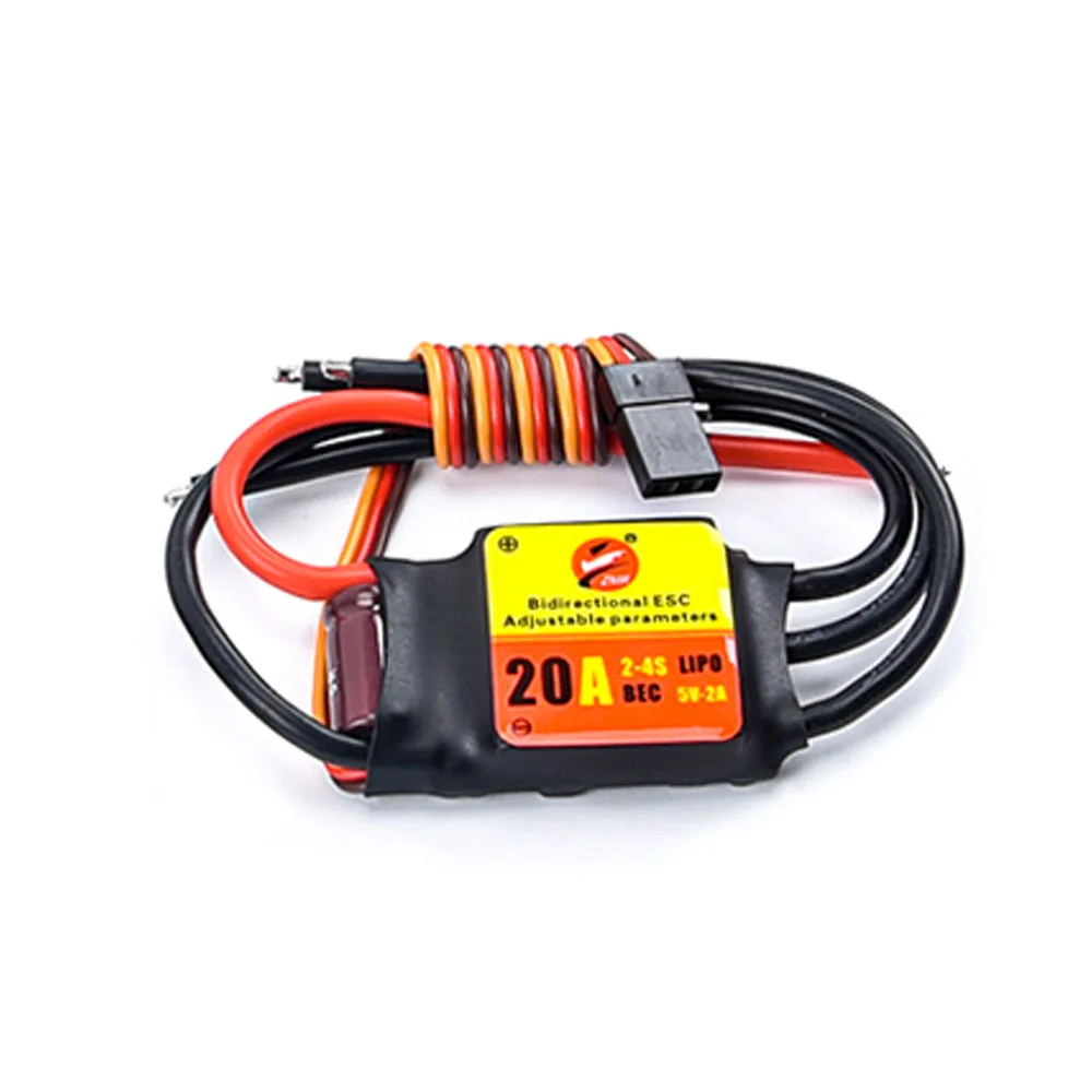 ZMR 12/20/30/40/60/80/100A Bidirectional Adjustable Brushless ESC for Remote Control Car Pneumatic Underwater Propeller