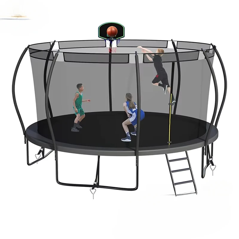 High quality trampoline outdoor household adult children bouncy bed with protective net trampoline water trampoline