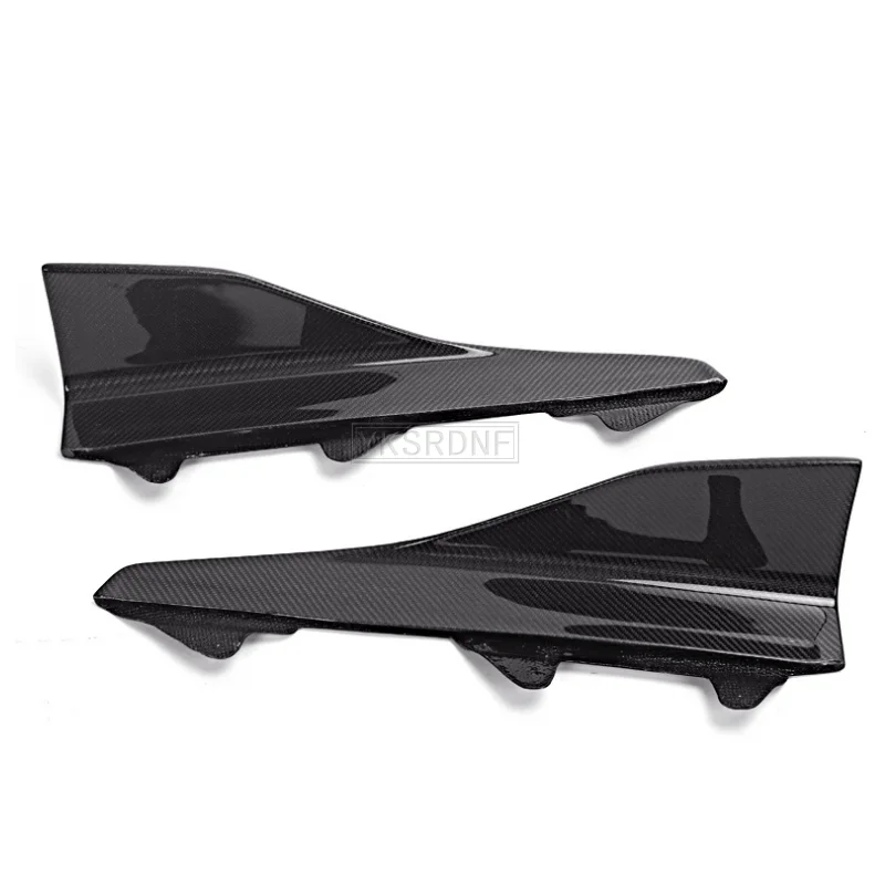 Dla BMW E60 M5 F10 G30 F22 F23 F87 M2 F32 F33 F36 F82 M4 E90 E92 F30 M3 z włókna węglowego stopnie boczne stylizacja sportowa spoiler boczny