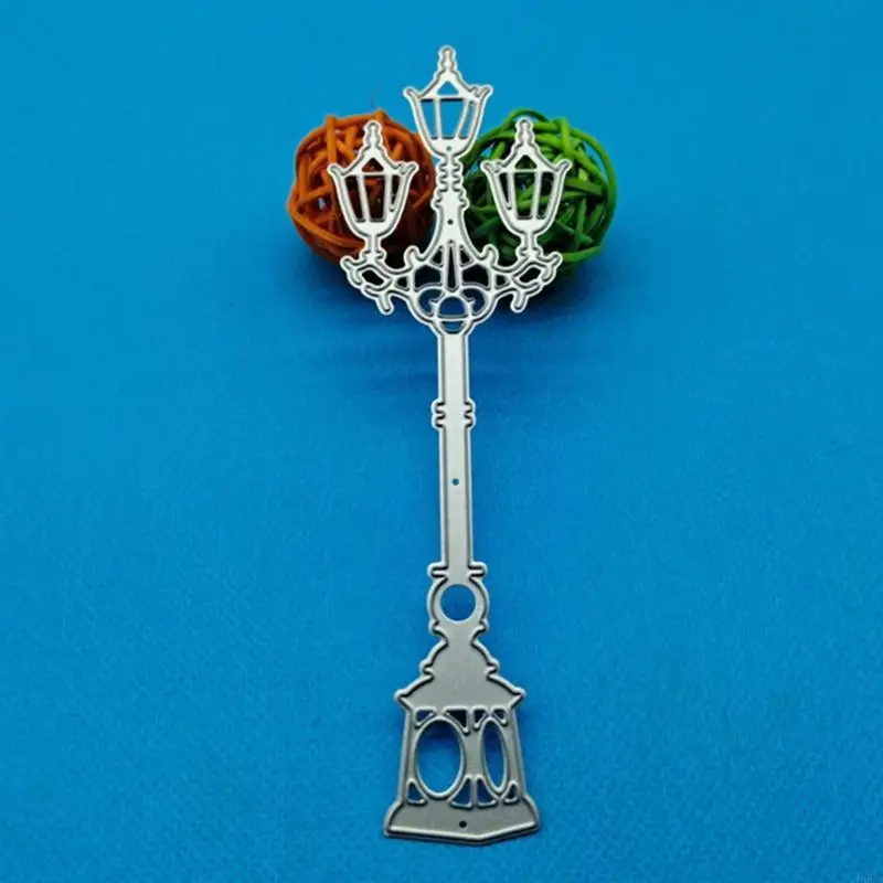R66a Street Lamp Metal Cutting Dies stencil diy scrapbook قالب بطاقة ورقة ورقة الألبوم