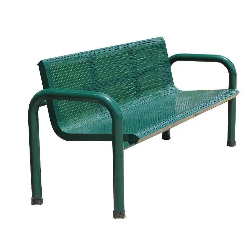 Park Chair Outdoor Bench Tennis Court Rest Outdoor Court Leisure Iron Stainless Steel Chair