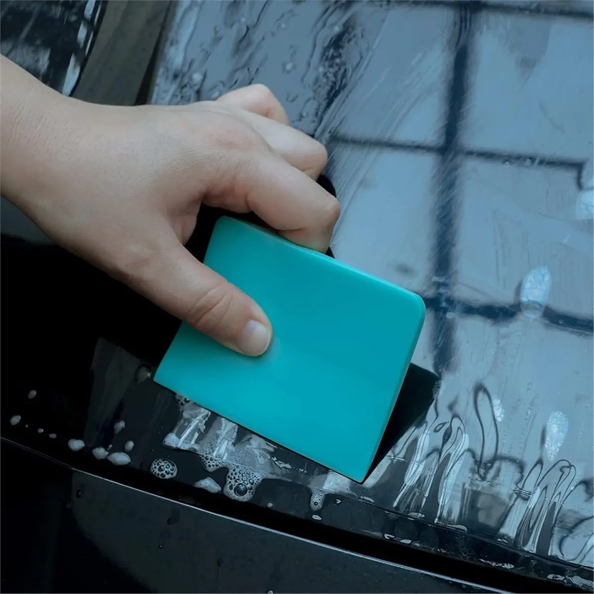 PPF Squeegee for Vinyl, Anti-Scratch TPU Rubber Window Tint Squeegee for Paint Protection Film, Car Window Tinting