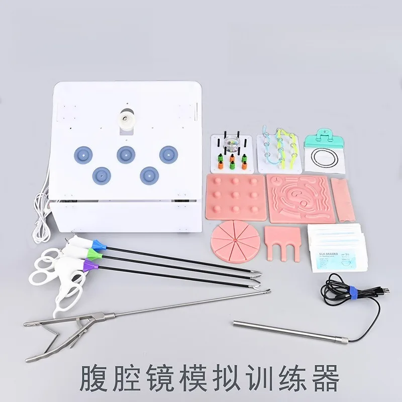 Gynecological Laparoscopic Simulation Training Box with 1080P HD Endoscope Camera & Needle Holder