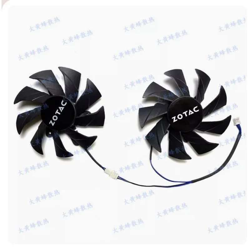 zotac-gtx1050-1050ti用冷却ファン、新しいグラフィックカード、ocパーツ、4gb駆逐艦
