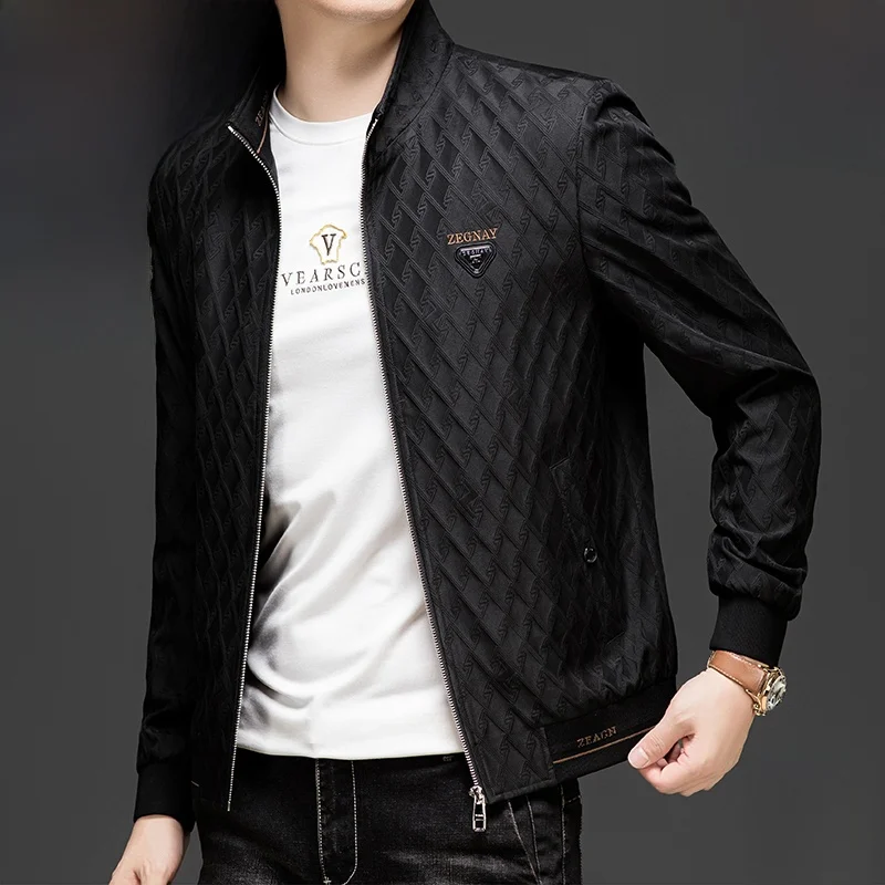 

Pierre Cardin мужской бейсбольный воротник Jaet повседневный модный воротник-стойка свободного покроя длинное пальто из полиэстера против морщин