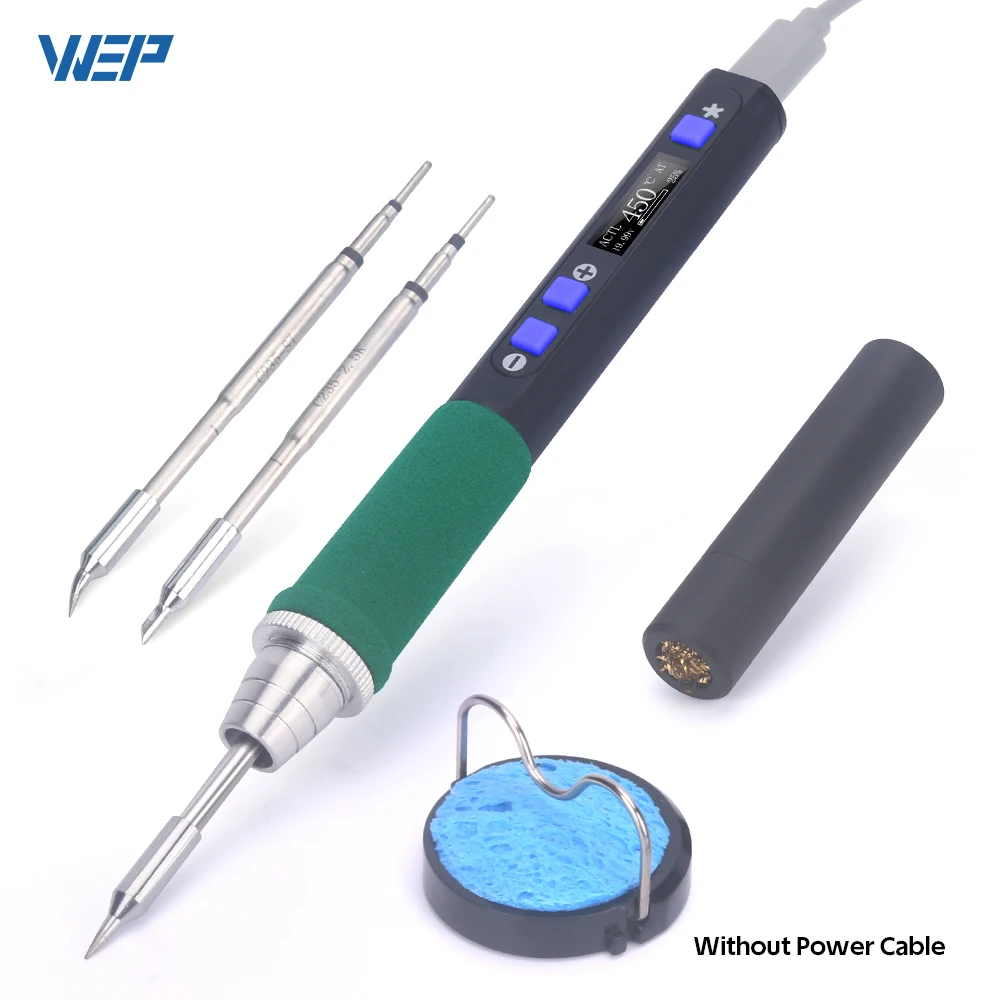 WEP 928D-IV Portable Soldering Iron Station Cordless  Pen Powered By 20V Type-C USB Rechargeable For Phone Car Repair Tool