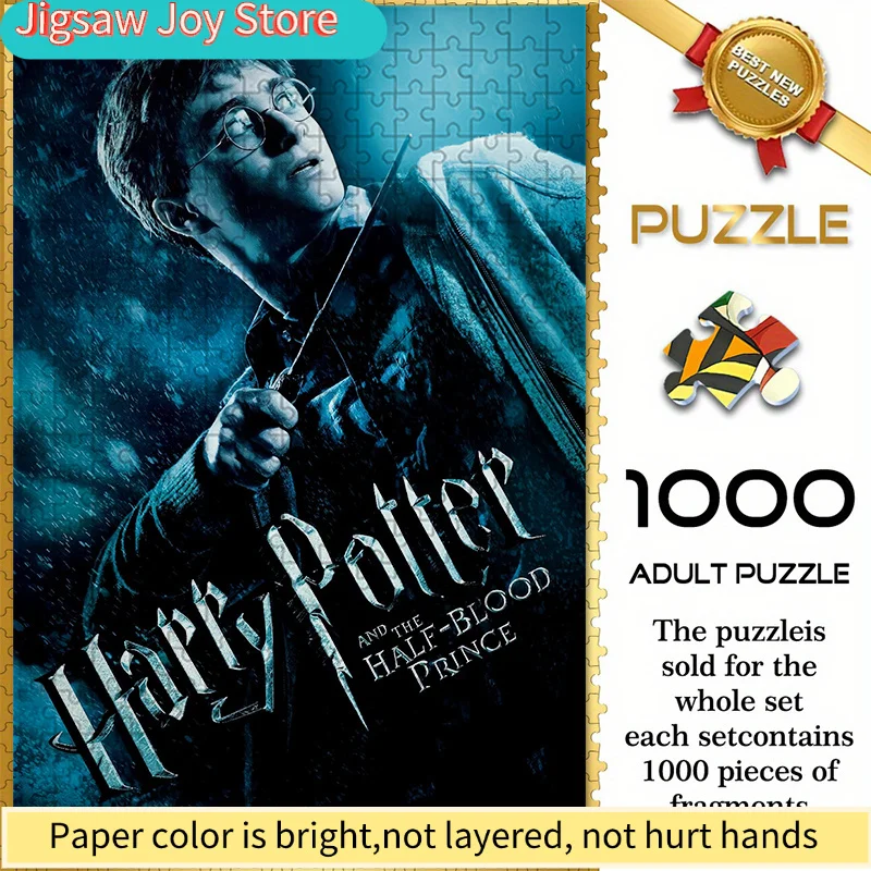 

Пазл Warner Bros. Seamless Jigsaw Puzzle Z10.31-83, Гарри Поттер: Принц-полукровник с дизайном в виде волшебной палочки, прочный, толстый, для самостоятельной сборки, для взрослых.