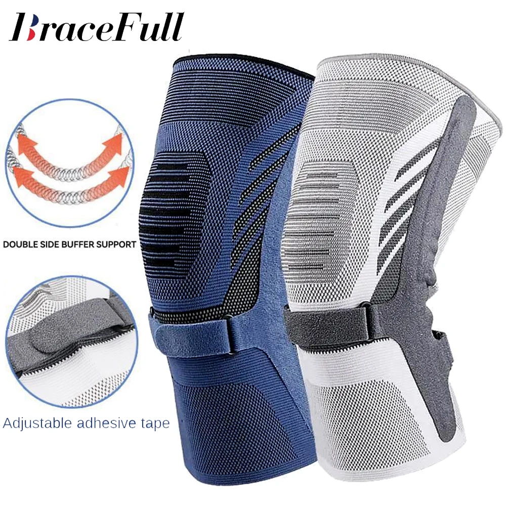 1Pcs Knee Braces-knee compression sleeve-Adjustable Knee Support for Relief Knee Pain,Swelling,Arthritis,Meniscus Tear,Running