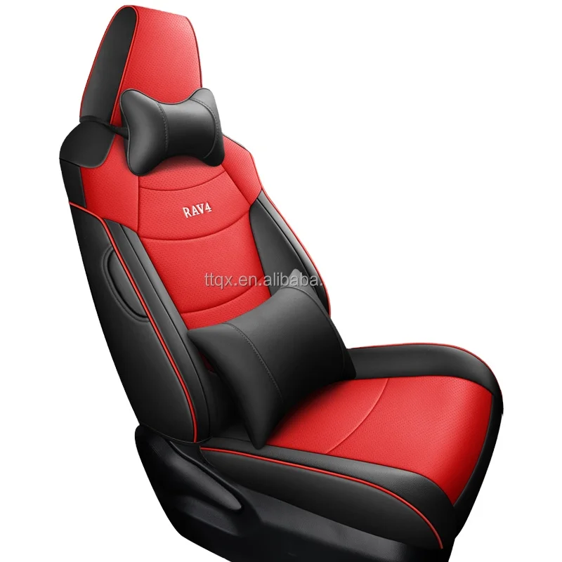 

Full Set Waterproof Car Seat Protector Luxury Leather Original Custom Car Seat Cover For RAV4 2019-2024 Car Accessories
