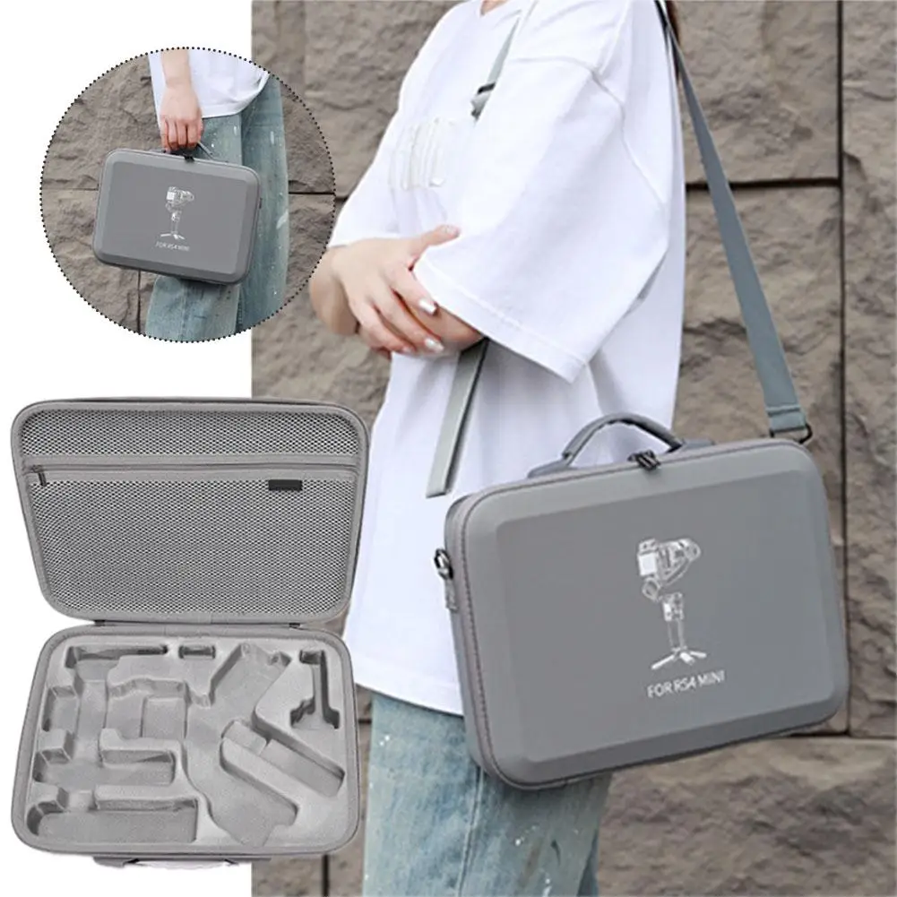 For DJI RS4 Mini Carrying Case Bag Portable Storage Box for RS4 Mini Stabilizer Waterproof Protective Backpack with Pockets