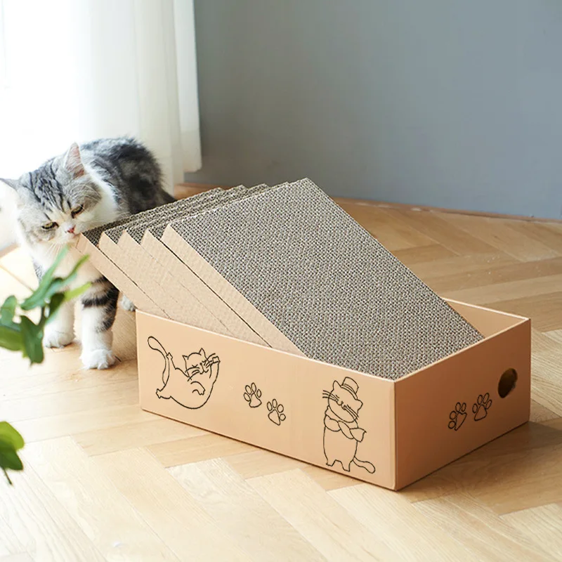 Double Sided Cat Scratch Board Set of Five