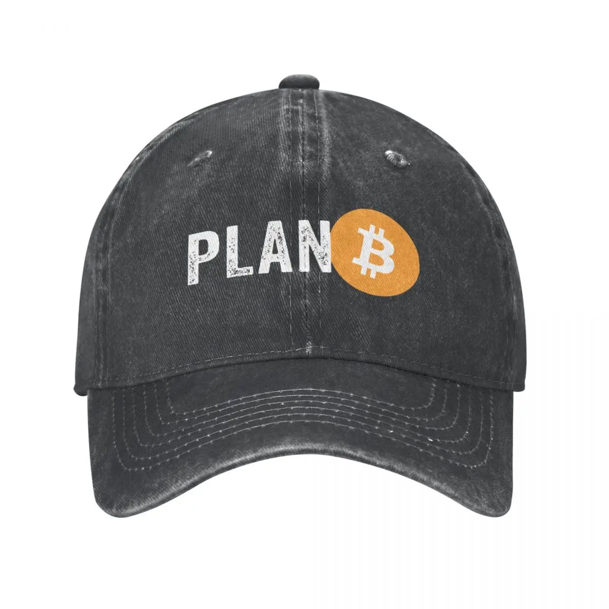 Plan B Bitcoin BTC Crypto Currency Baseball Cap Unisex Distressed Denim Snapback Hat Geek Outdoor Golf Unstructured Soft Caps