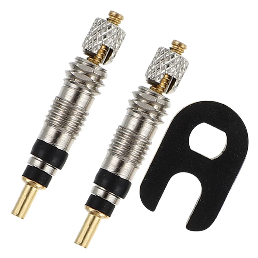 

2Pcs Presta Valve Core Tubeless Alloy Replacement Kit Valve Core Removal Tool Easy Tire Maintenance Enhanced Performance