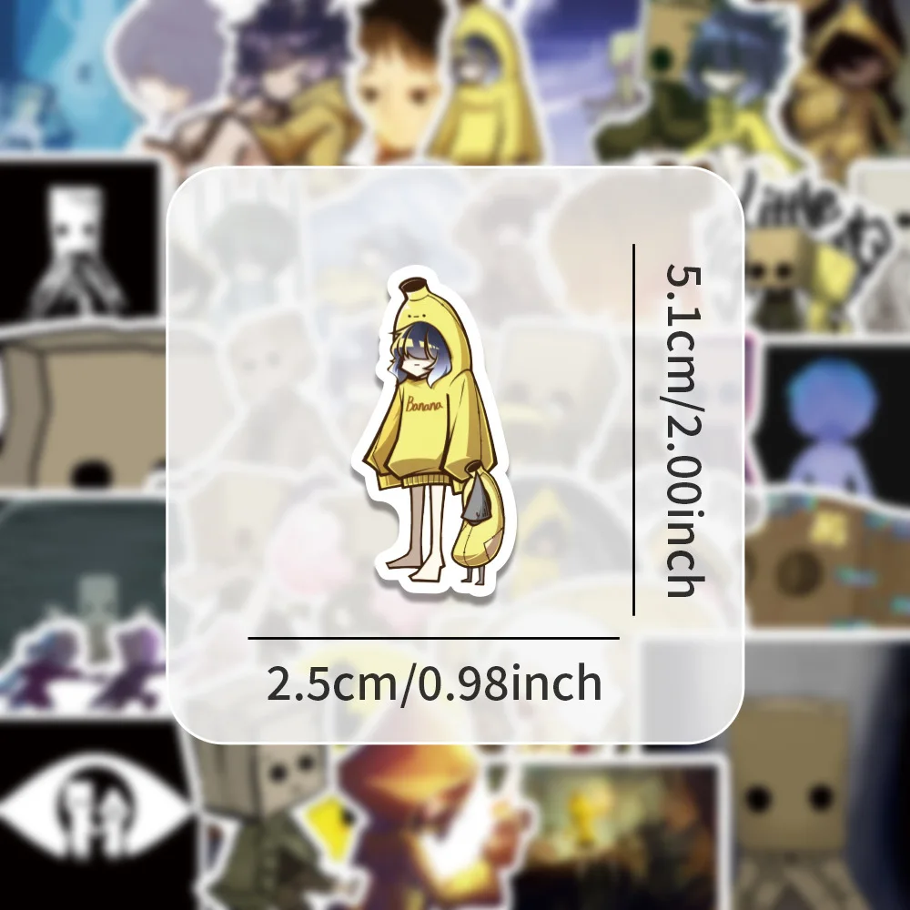 60 قطعة أنيمي الكوابيس الصغيرة ملصقات أحادية العمل ملصقات صناعة يدوية سكرابوكينغ الهاتف الأمتعة سكيت الشارات مقاوم للماء