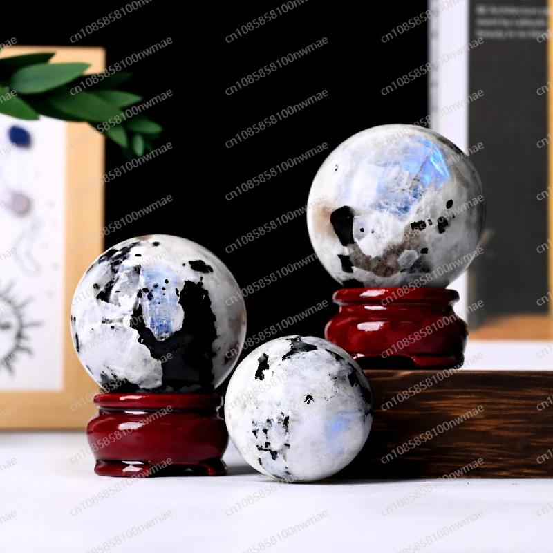 Wholesale Natural Gemstones Crystal Stones Crystal Ornaments Moonstone Balls Crystal Balls Healing