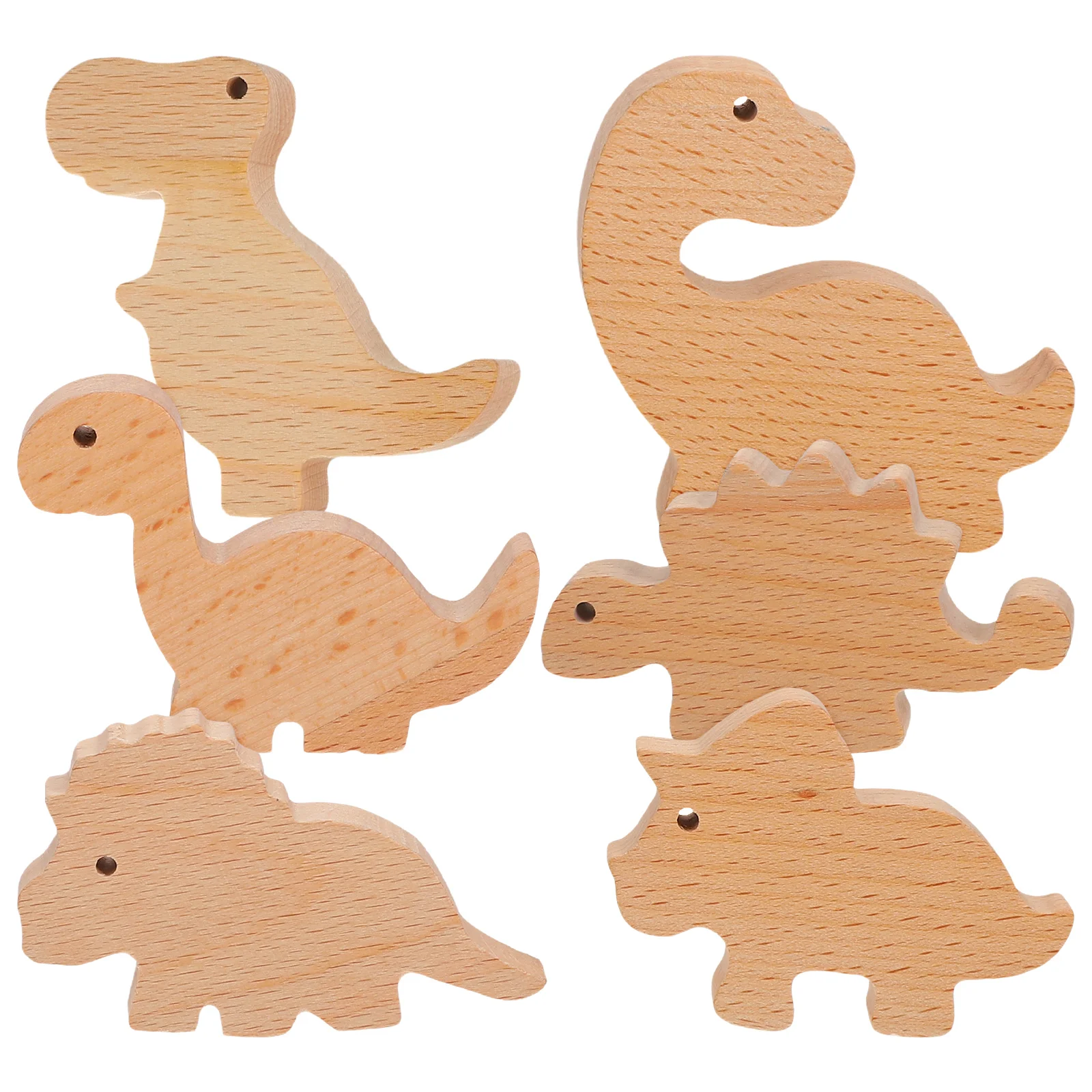 

Wooden Dinosaur Knobs Cabinet Pulls Drawer Handles Nursery Dresser Hardware Screws Included Animal Design Wood