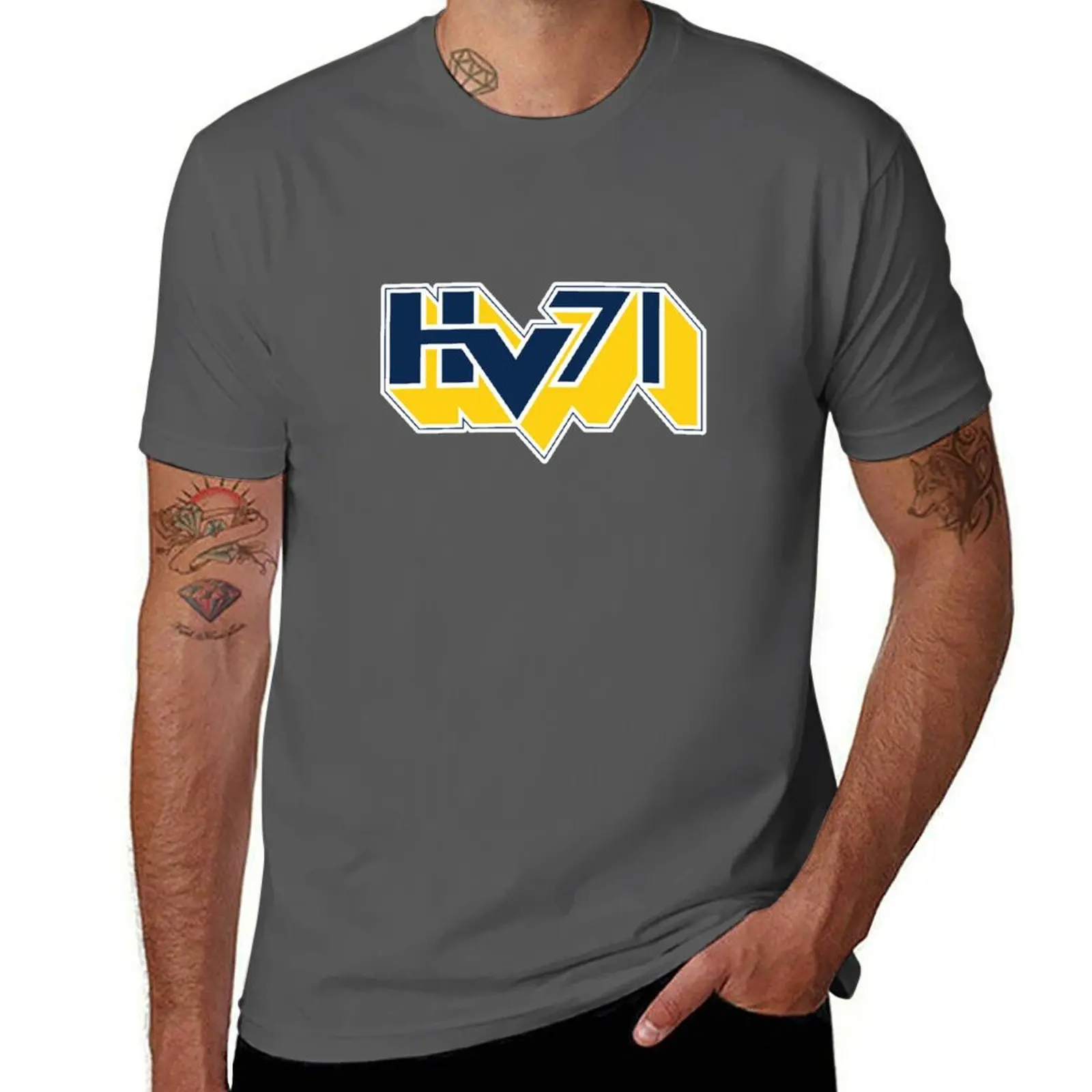 

HV71 T-Shirt t shirts for man slim fit man t shirt cotton cotton t shirt pack T-Shirt