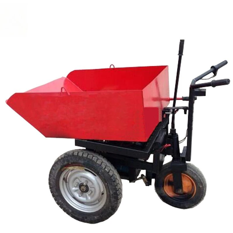 In-stock electric hand-pushed engineering dump truck construction transport vehicle