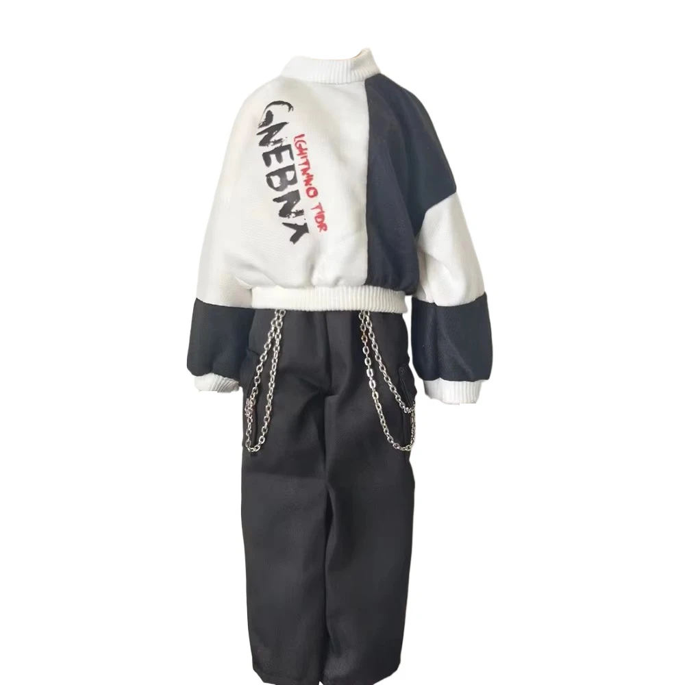 

1/3 1/4 1/6 кукольный костюм для куклы Bjd 60/45/30 см, повседневный костюм, толстовка + брюки, игрушки для девочек, нарядные аксессуары для кукол, без куклы