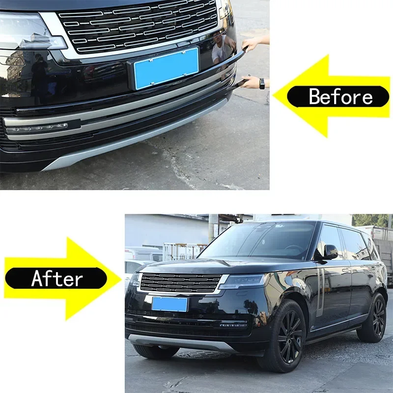 For Land Rover Range Rover Vogue 2023+ ABS car front and rear bumper trim car styling exterior molding accessories