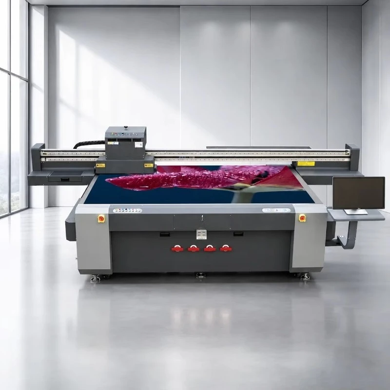Gen6/Gen5 2513 UV Flatbed Printer 2.5*1.3m with 40cm Printing Height for Rigid and Flexible Materials