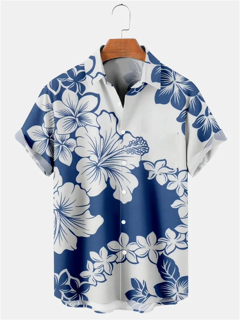 

2025 tie dye shirt spring yellow orange casual shirt men's loose shirt short sleeved patterned clothes