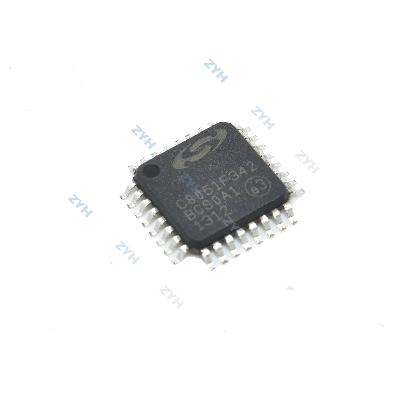 Brand new&Original C8051F342-GQR C8051F342  8051 series Microcontroller IC 8-Bit 48MHz 64KB (64K x 8) FLASH 32-LQFP