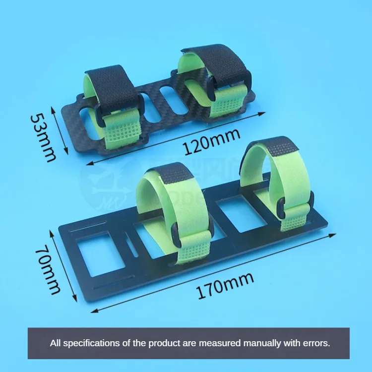 53*120mm/70*170mm RC Boat O-boat Fiberglass/Carbon Fiber Battery Holder Belt Battery Mounting Bracket Fixing Plate