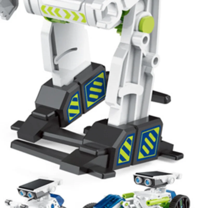 Solar Powered Robot Kit 14 In 1 - 12個入り、太陽光で動くおもちゃ、面白い太陽光発電車、ロボット、科学実験、DIY組み立てキット、教育用、テクノロジー関連グッズ、子供向けおもちゃ。