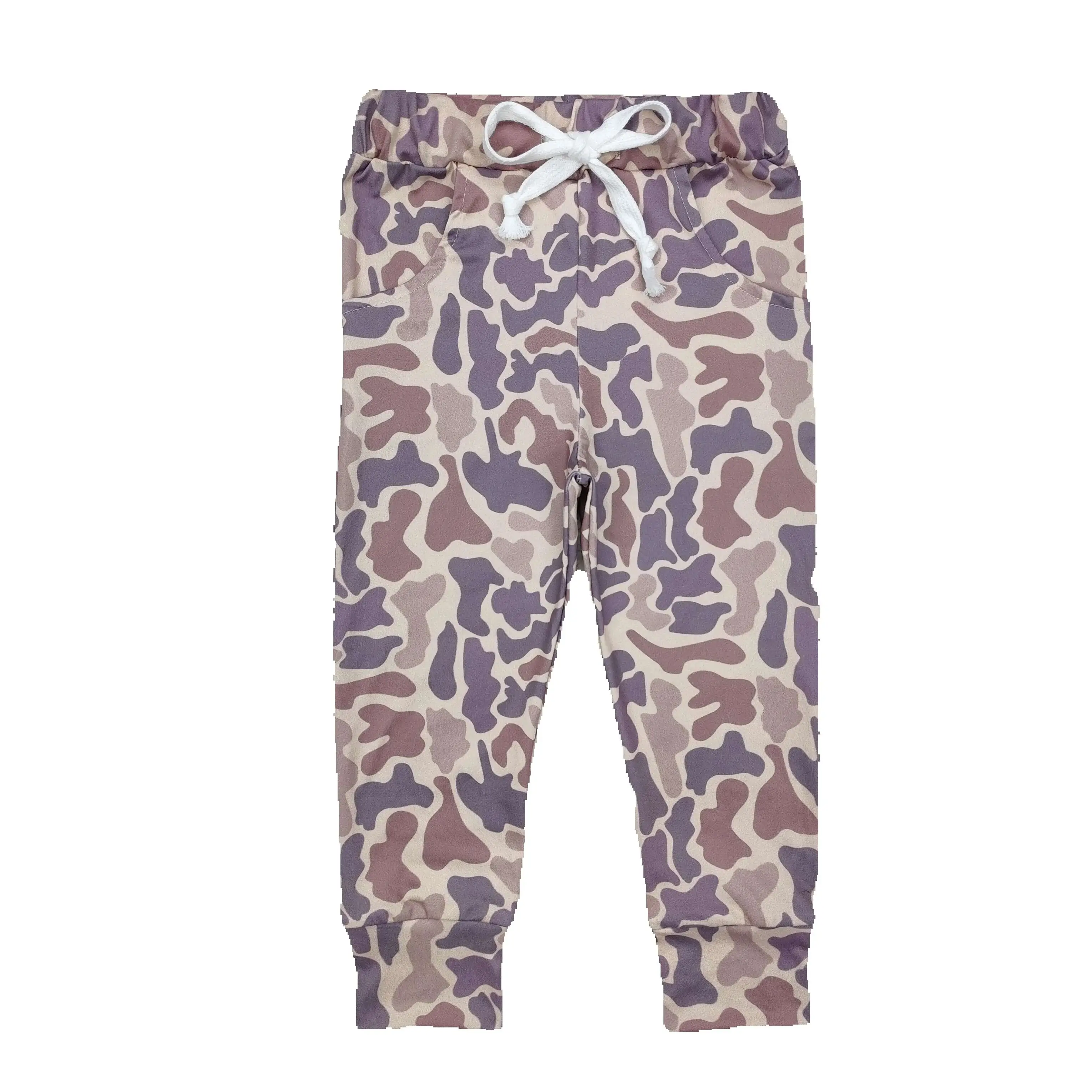 P0683 Fashionable, Good-Looking With Durable Boys Clothes Trousers Camouflage light brown Print With Trousers Children Clothes