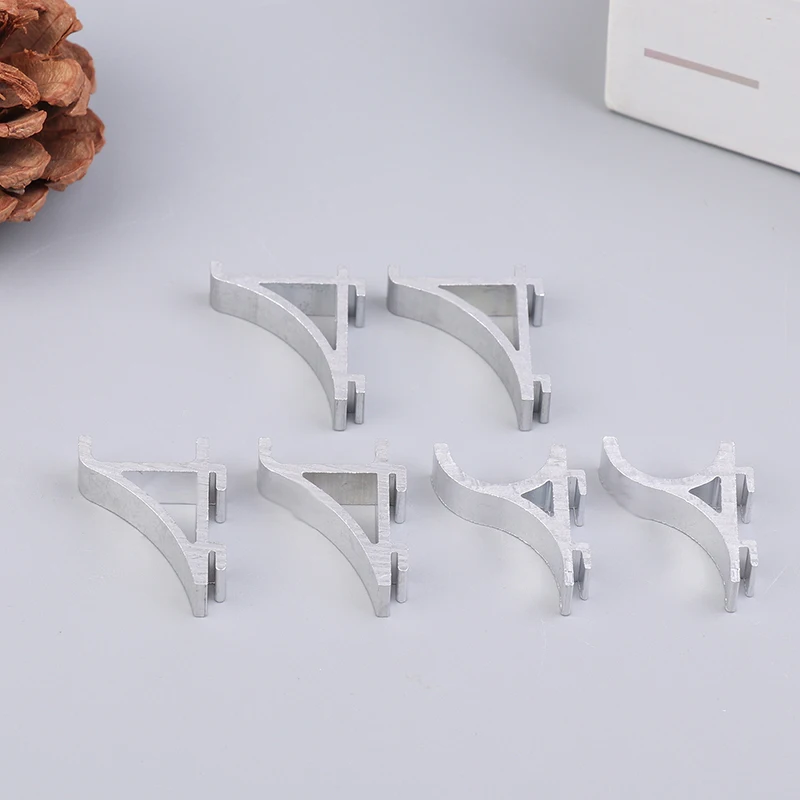 6Pcs Metal K Type Freezer Shelf Clips Refrigerator Support Hooks Cooler Shelf Brace Refrigerator Beverage Cabinet Shelf Buckles
