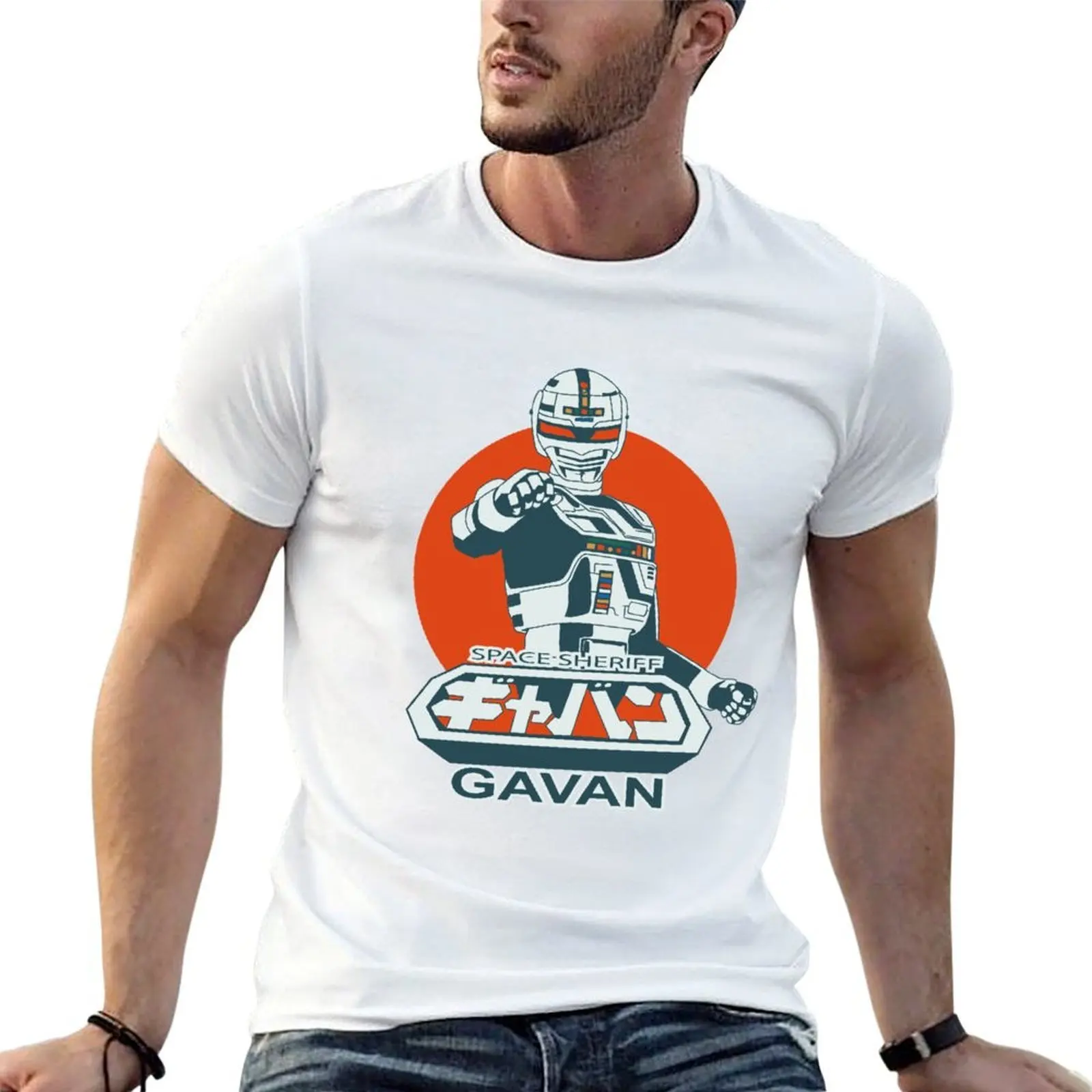 Space Sheriff Gavan T-Shirt Louboutins fashion shirts t shirt men 100℅ cotton