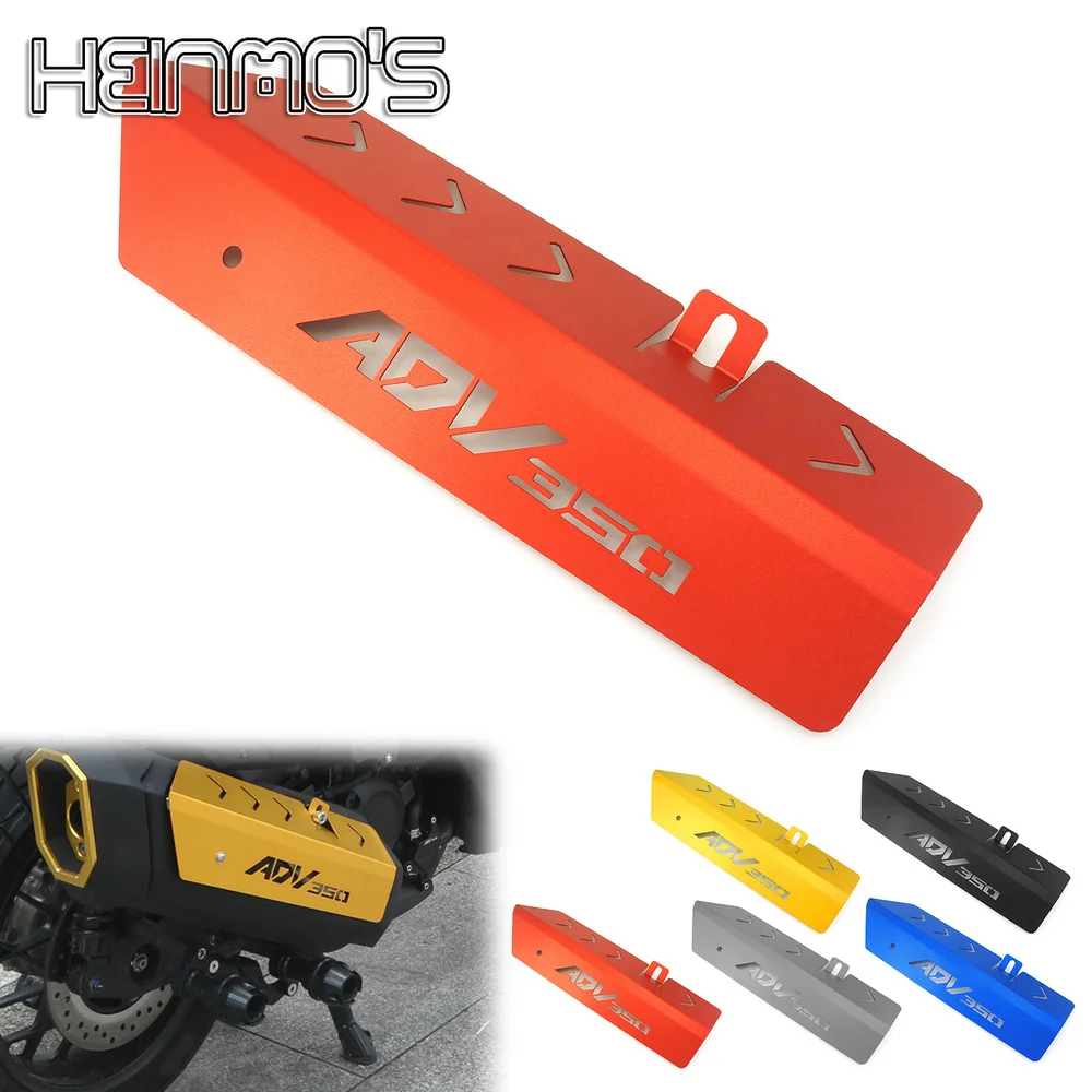 

For Honda ADV350 ADV 350 2021-2024 2025 2026 Motorcycle Exhaust Heat Dhield Protector Guard Cover Decorative Cover Accessories