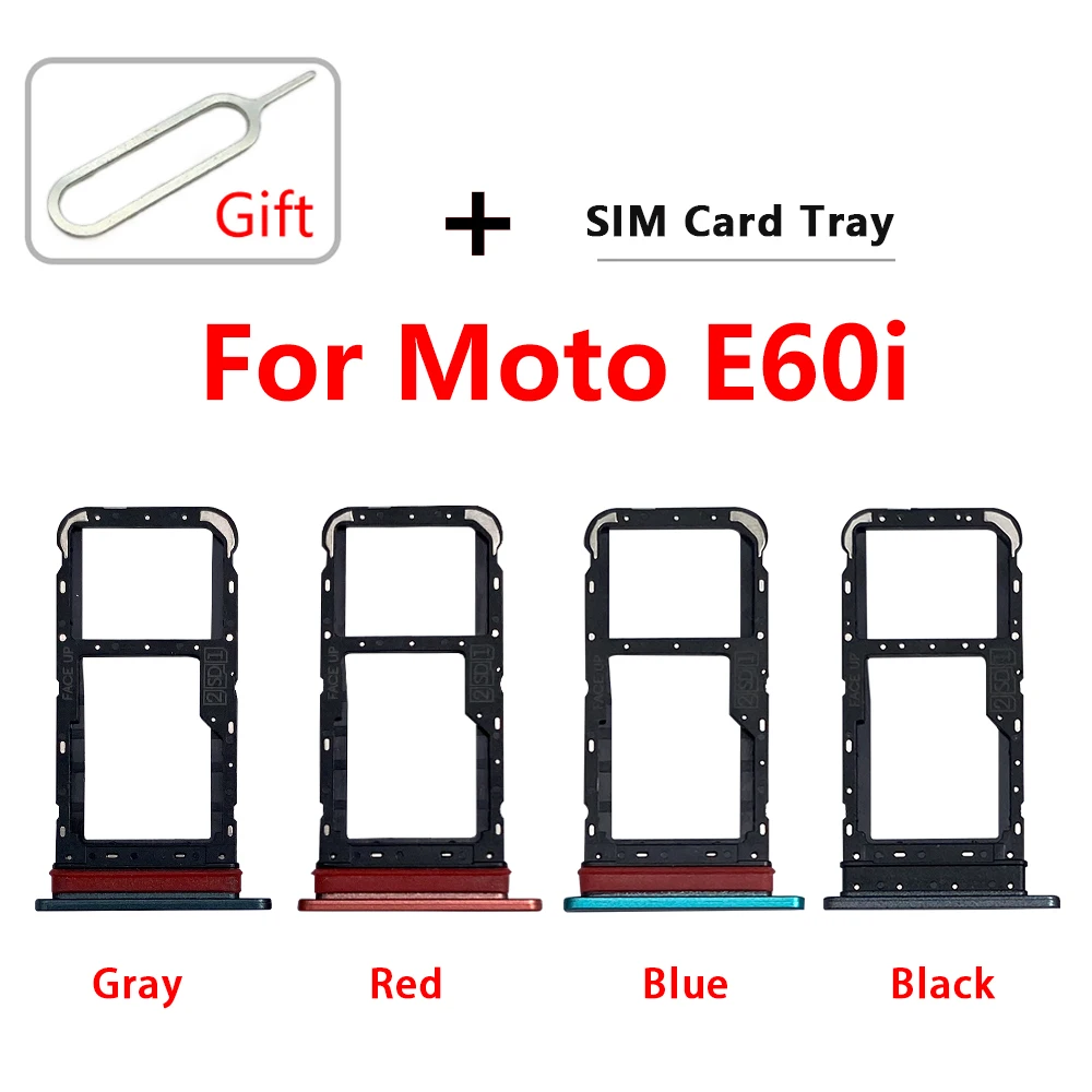 SIM kart yuvası tepsi tutucu adaptörü aksesuarları için Moto E6i E30 Tools Edge 20 Pro SIM kart tepsi değiştirme araçları pimleri ile