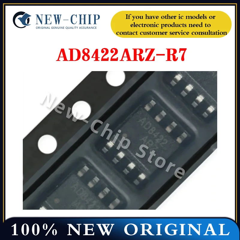 2 PCS-50 PÇS/LOTE AD8422ARZ AD8422 SOP-8 NOVO ORIGINAL