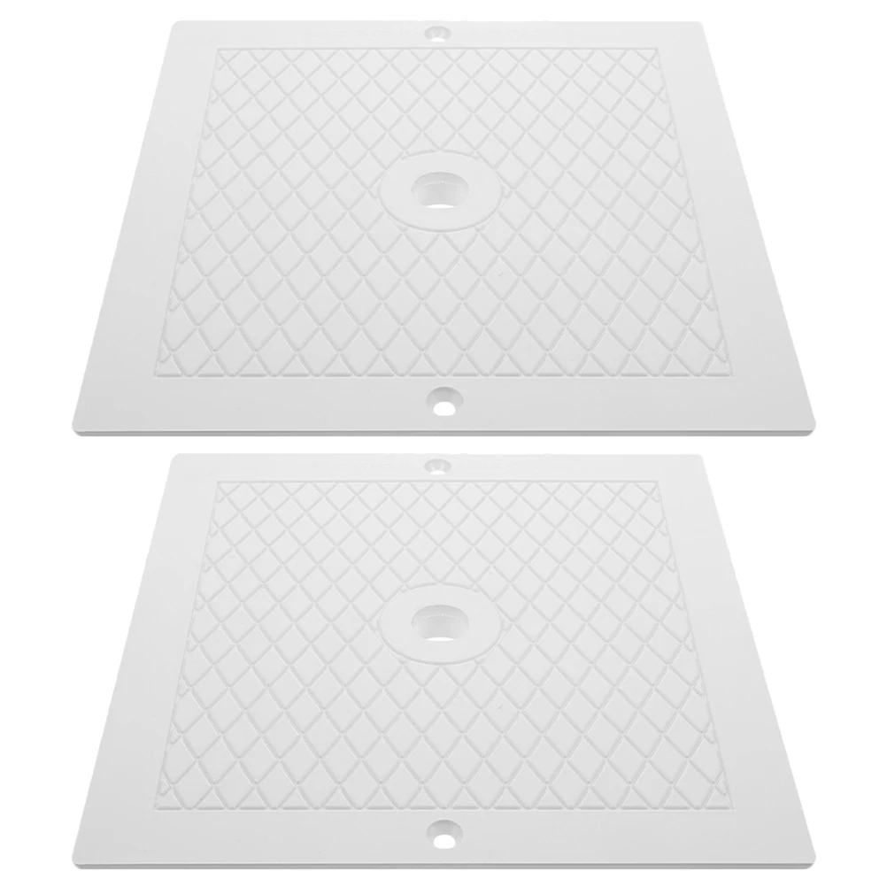 2 قطعة غطاء غطاء مربع لحمام السباحة السباحة الأرض مقشدة حمام السباحة استبدال ملحق استبدال غطاء سطح السفينة لوحة #5